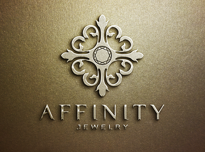 Affinity Jewelry Logo Branding accessories beauty logo brand identity branding diamond elegant logo fashion logo gemstone jewelry logo luxury logo ornate logo personal branding
