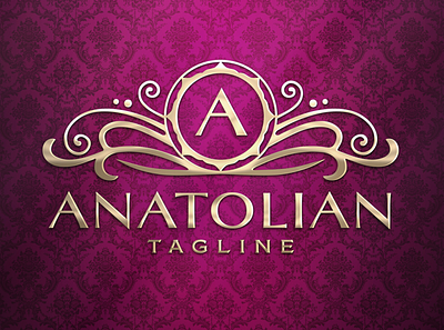 Anatolian - Luxury Logo agency logo beauty logo beauty salon boutique logo brand identity branding elegant logo luxury logo monogram personal branding real estate spa logo