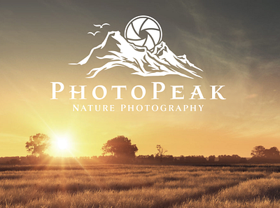 PhotoPeak - Photographer Logo Branding brand identity branding camera logo elegant logo luxury logo nature photography personal branding photo studio photographer logo photography logo