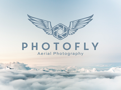 Photofly - Aerial Photography Logo Design