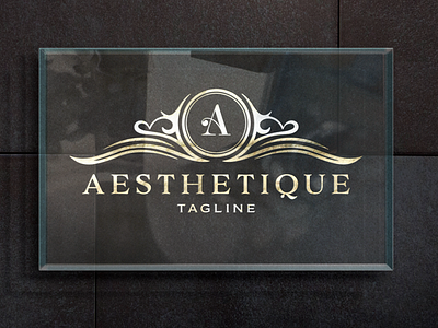 Aesthetique - Vintage Elegant Logo