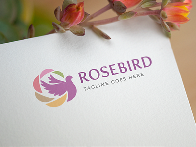 Rosebird - Dove Logo Design