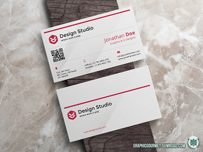 Simple Business Card v01 brand identity branding business card corporate identity personal branding stationery visual identity