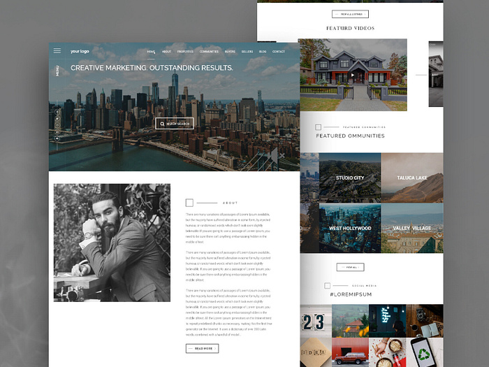 Featured Website designs, themes, templates and downloadable graphic ...