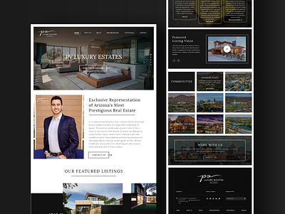 Professional Luxury Real Estate Website Design design elementor elementor design illustration logo luxury real estate website real estate website design website landing page wordpress wordpress design wordpress website