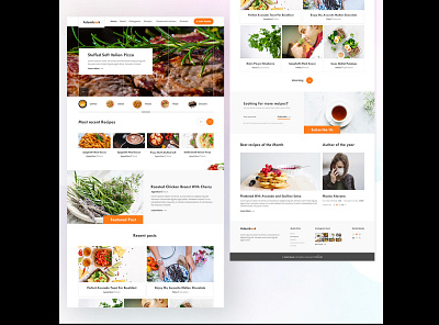 Recipe Wordpress Website Design design elementor elementor design illustration logo recipe wordpress website design website design website landing page wordpress wordpress design wordpress website