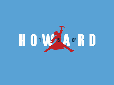Howard 150th art basketball brand branding howard hu jordan logo sesquicentennial university