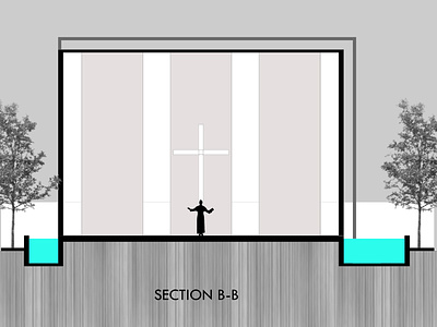 Project of Church/prayer Space 2d drawing 2d floor plan animation architecture autocad church church design church idea church section design graphic design section render