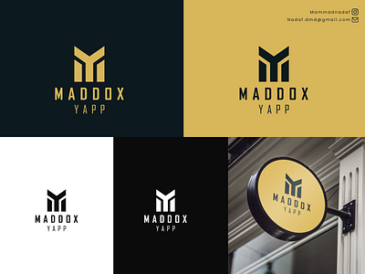 MADDOX YAPP LOGO DESIGN app branding design graphic design illustration logo typography ui ux vector