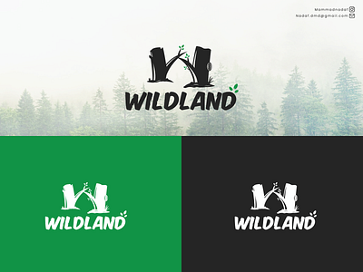 WILDLAND LOGO DESIGN app branding design graphic design illustration logo typography ui ux vector