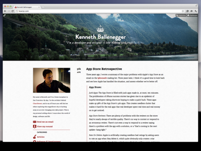 kswizz.com redesign, launched blog css3 parallax ui web