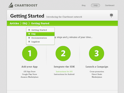 Chartboost help site concept (unused)