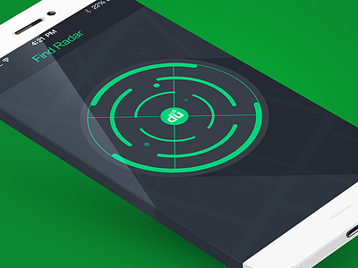 Radar app ios7 iphone radar ui