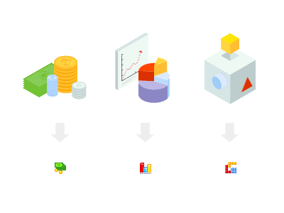 Some icons we did for a startup homepage & dashboard.