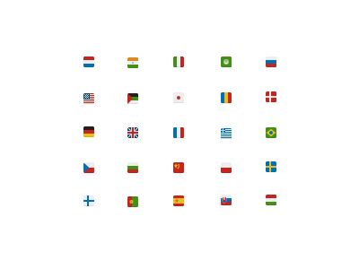 Gidsy.com Language Flags 14px flags languages main small square world
