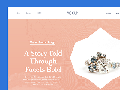 Custom Design branding ecommerce fashion jewelry website