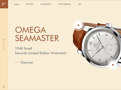 Product Landing Watch Small landing page product concept product landing visual design website