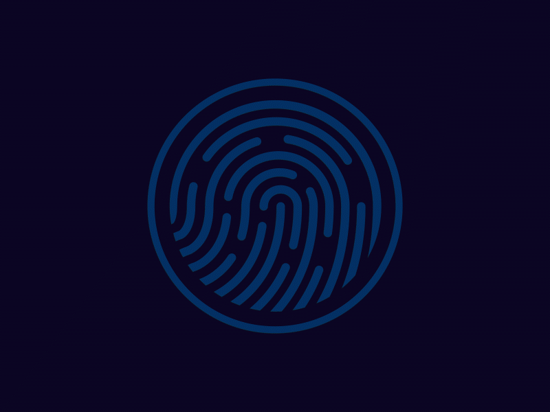 Successfull Fingerprint Microinteraction [Lottie Files]