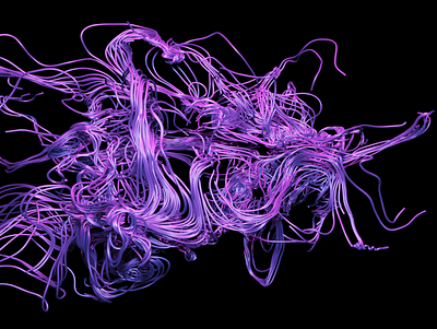 3D Abstract 3d 3d render abstract blender 3d eevee motion graphics render wall art wire art