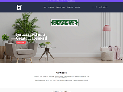 Shopify Store Design