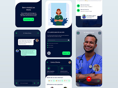 ieluka - health for everybory app design graphic design ui ux