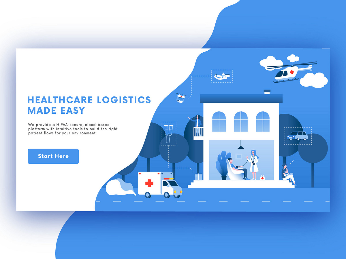 Medical Logistics by Lolie Poli on Dribbble