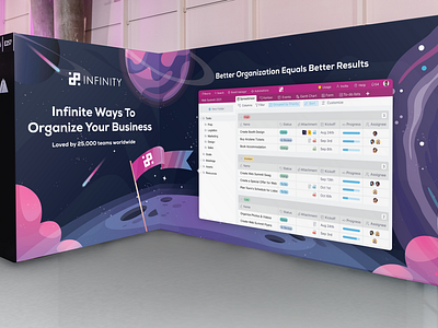 Infinity Websummit 2021 Stand Mock Up