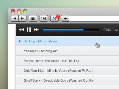 MP3 Player Extension extension mp3 music player safari ui