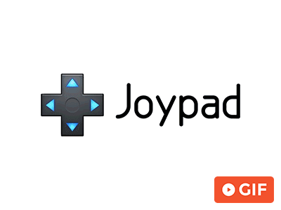 Joypad Animated after effects animation gif logo