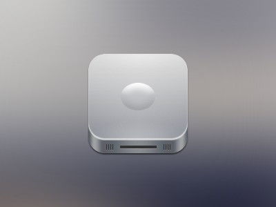 Another icon aluminum app icon ios perspective shiny silver