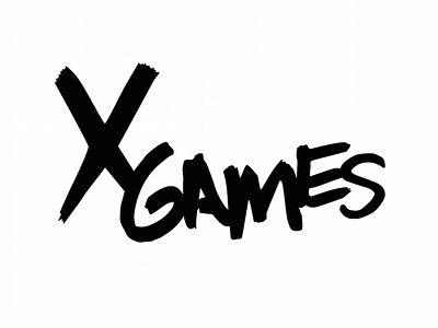 Rebrand X games (school project) branding identity logo