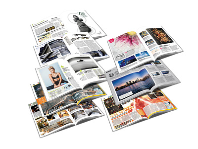 Magazine layout branding design graphic design typography