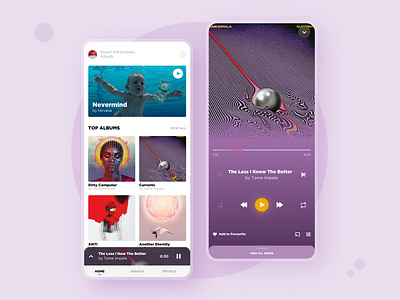 Music App Design - concept