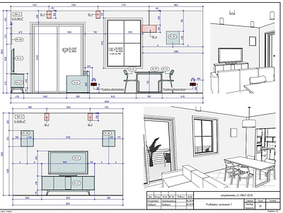 An apartment (Revit) design revit
