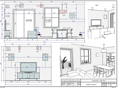 An apartment (Revit)