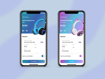 Daily UI Challenge – #002 Credit Card Checkout