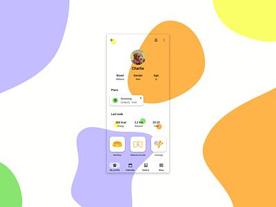Daily UI Challenge – #003 User Profile android animal app daily ui daily ui 003 daily ui challenge dog material design pet pet profile ui user profile