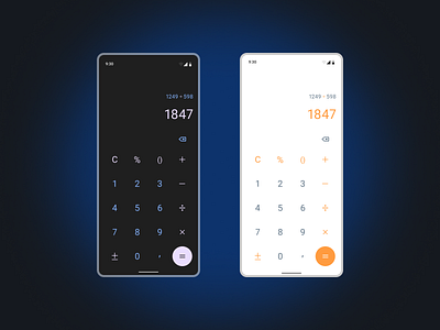 Daily UI Challenge – #004 Calculator