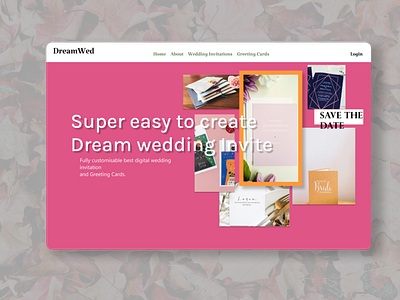 DreamWed - create wedding invites