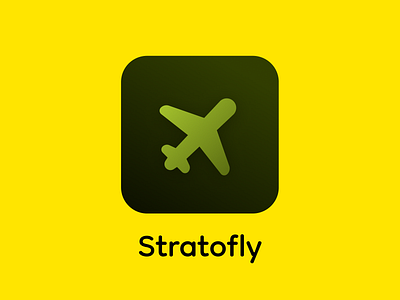 Stratofly App Icon airplane app app icon aviation dailyui dailyui005 plane