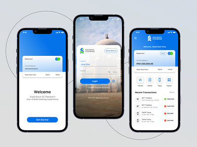 SC Pakistan - Redesign android app app login banking banking app design fintech ios login ui uiux web design