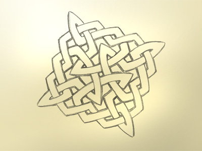 Celtic Knot celtic knot ornament pencil tutorial