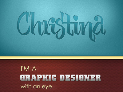 Calligraphy — Christina calligraphy redesign