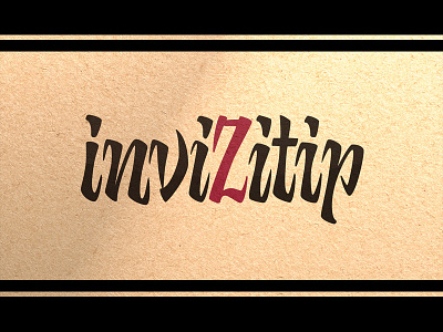 Calligraphy — Brush, Vectorized brush calligraphy logo sketch vector