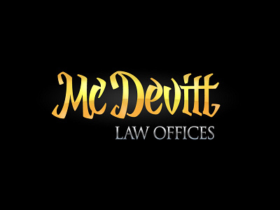 McDevitt Law Offices lettering logo