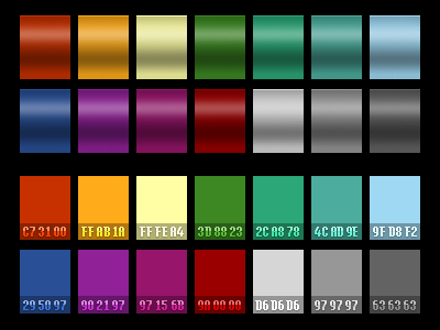 Palette colors palette