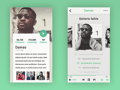 Music App Design Concept