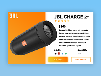 Product Page flat jbl page photoshop product ui ux