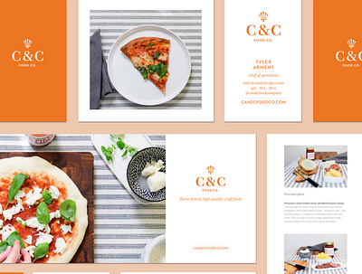 C & C Food Co. / Logo and Branding branding design graphic design illustration logo typography vector