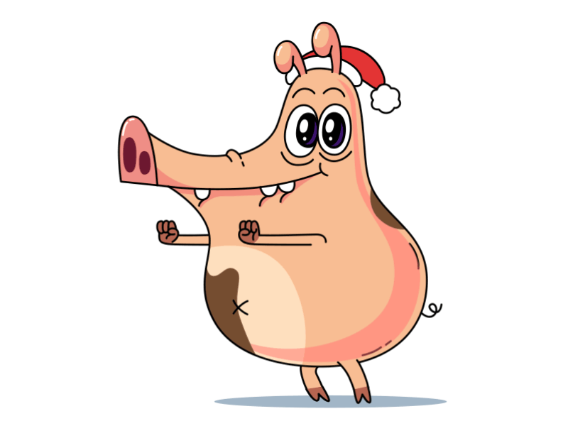 Pork dance animals cartoon character character animation christmas dance fun gif pig piglet pork